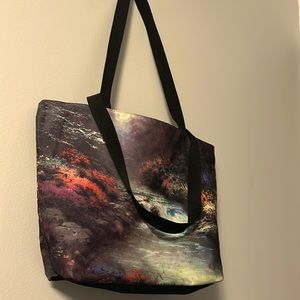 Thomas Kinkade - durable zip close over the shoulder bag